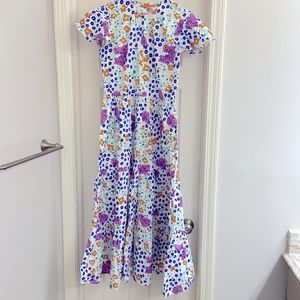 Oliphantdesign V-Neck Maxi Fleur Print Size Small NWT
